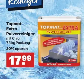 Handelshof Topmat Extra Pulverreiniger mit Chlor 7,5 kg Packung Angebot