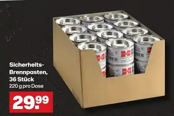 Handelshof Sicherheits-Brennpasten, 36 Stück 220 g pro Dose Angebot