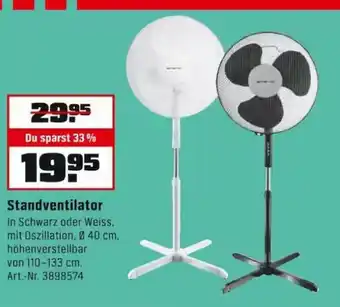 OBI Standventilator Angebot