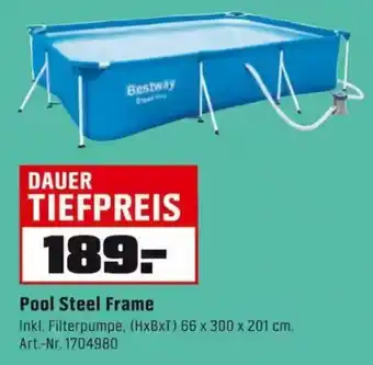 OBI Bestway Pool Steel Frame Angebot