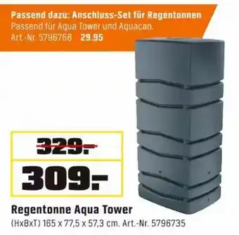 OBI Regentonne Aqua Tower Angebot