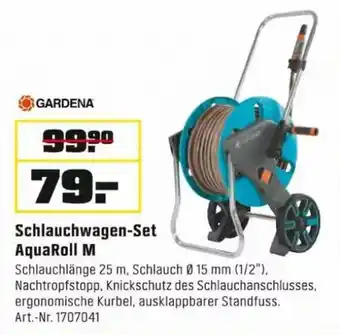 OBI GARDENA Schlauchwagen-Set AquaRoll M Angebot