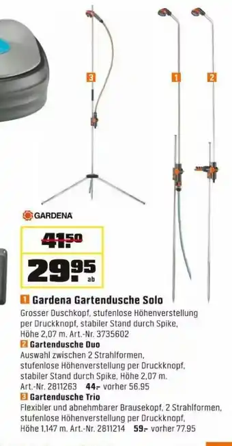 OBI Gardena Gartendusche Solo Angebot