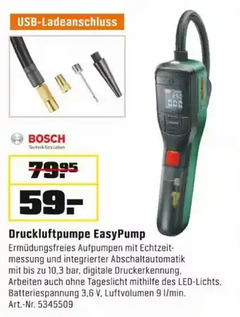 OBI BOSCH Druckluftpumpe EasyPump Angebot