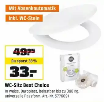 OBI WC-Sitz Best Choice Angebot