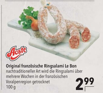 CITTI Markt Aoste Original französische Ringsalami Le Bon 100 g Angebot