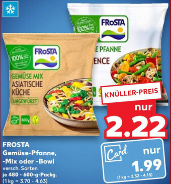 Kaufland FROSTA Gemüse-Pfanne, -Mix oder -Bowl 480 - 600-g-Packg. Angebot