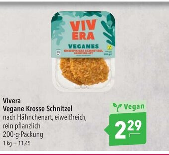 CITTI Markt Vivera Vegane Krosse Schnitzel 200g Angebot