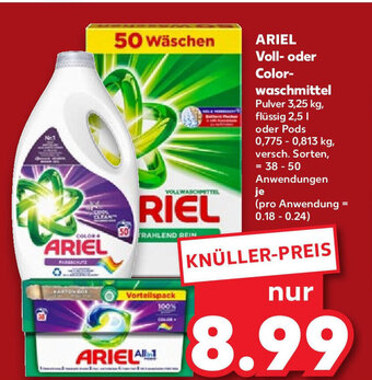 Kaufland ARIEL Voll- oder waschmittel Angebot