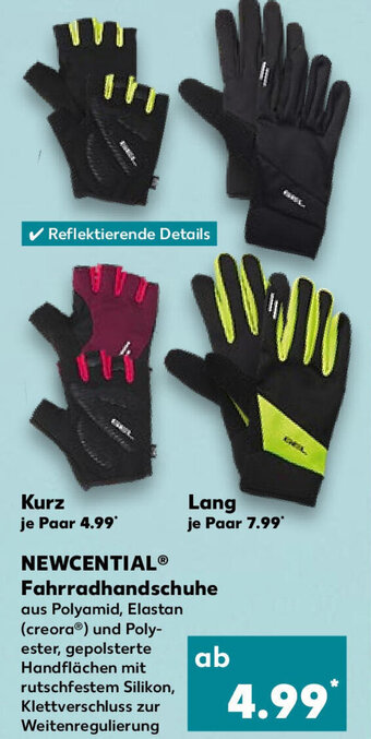 Kaufland NEWCENTIAL® Fahrradhandschuhe Angebot