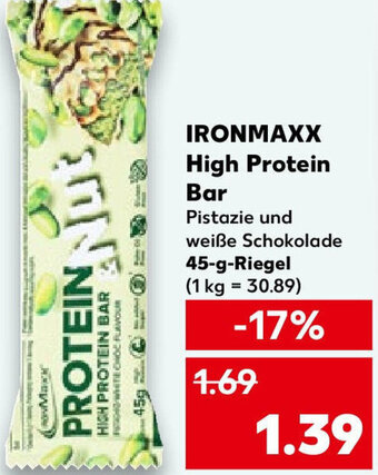 Kaufland IRONMAXX High Protein Bar 45-g-Riegel Angebot