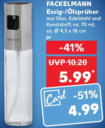 Kaufland FACKELMANN Essig-/Ölsprüher Angebot