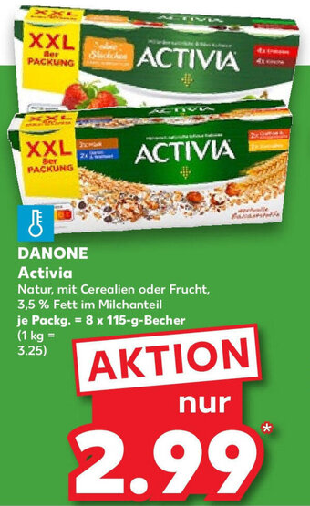 Kaufland DANONE Activia 8x115 g Becher Angebot