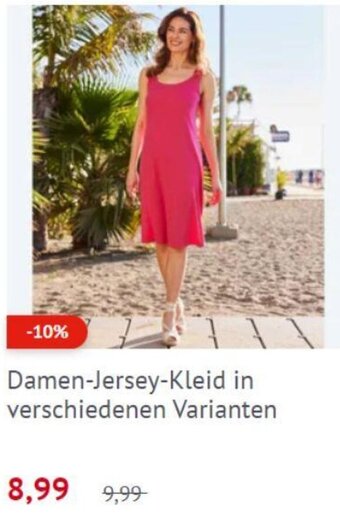 NKD Damen-Jersey-Kleid in verschiedenen Varianten Angebot