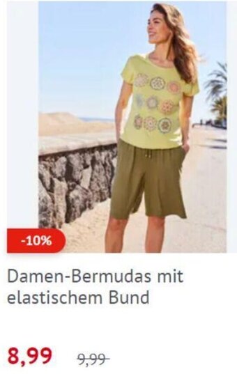 NKD Damen-Bermudas mit elastischem Bund Angebot