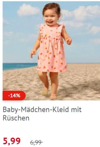 NKD Baby-Mädchen-Kleid mit Rüschen Angebot