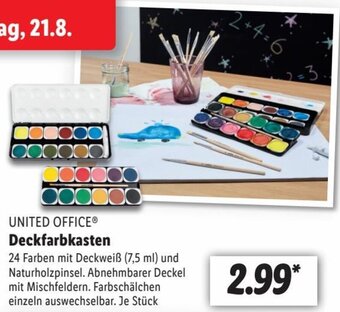 Lidl UNITED OFFICEⓇ Deckfarbkasten Angebot