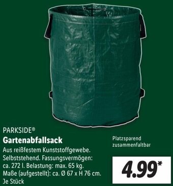 Lidl PARKSIDEⓇ Gartenabfallsack Angebot