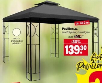 Repo Markt Pavillon ca. 3x3 m Angebot