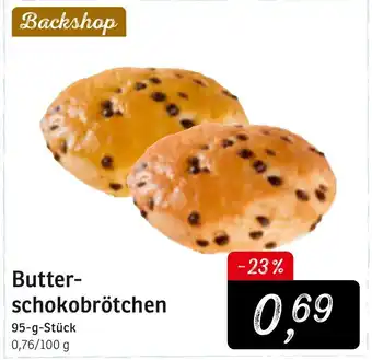 KONSUM Butter Schokobrötchen 95g Angebot