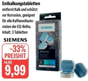 Feneberg SIEMENS Entkalkungstabletten Angebot