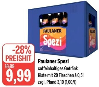 Feneberg Paulaner Spezi 20x0,5 L Angebot