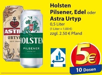 Famila Nord Ost Holsten Pilsener, Edel oder Astra Urtyp 0,5 Liter Angebot