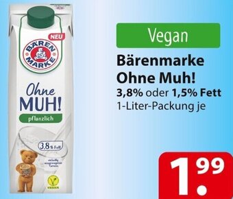 Famila Nord Ost Bärenmarke Ohne Muh! 1 Liter Packung Angebot