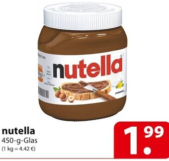 Famila Nord Ost nutella 450-g-Glas Angebot