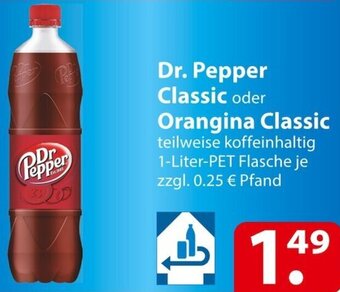 Famila Nord Ost Dr. Pepper Classic oder Orangina Classic 1-Liter-PET Flasche Angebot