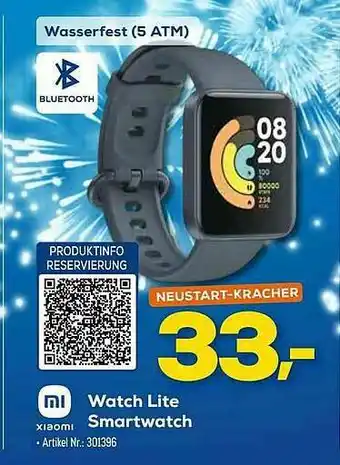 Euronics Berlet Xiaomi Watch Lite Smartwatch Angebot