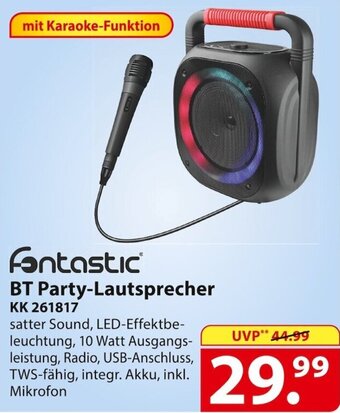 Famila Nord Ost Fantastic BT Party-Lautsprecher KK 261817 Angebot