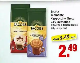 Markant Jacobs Momente Cappuccino Choco Oder Cremafino Angebot