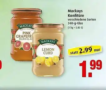 Markant Mackays Konfitüre Angebot