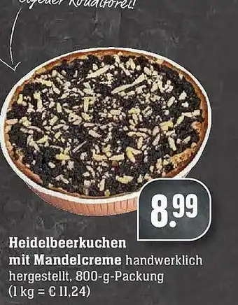 Scheck-in-Center Heidelbeerkuchen Mit Mandelcreme Angebot