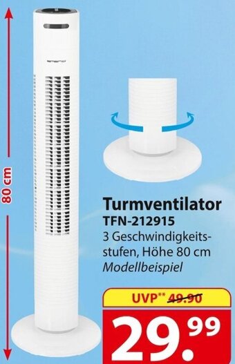Famila Nord Ost Turmventilator TFN-212915 Angebot