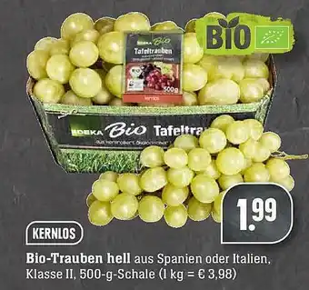 Scheck-in-Center Bio-trauben Hell Angebot