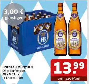 Getränke Quelle Hofbräu München 20x0,5L Angebot