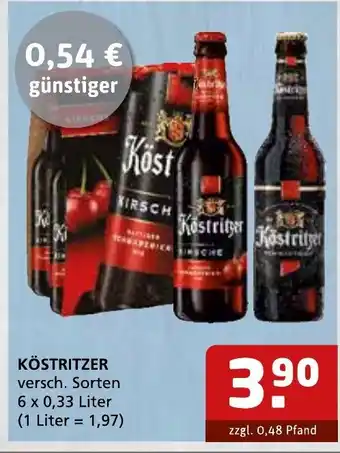 Getränke Quelle Köstritzer 6x0,33L Angebot