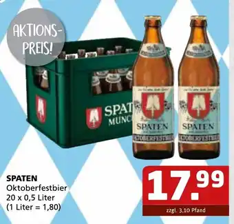 Getränke Quelle Spaten Oktoberfestbier 20x0,5L Angebot