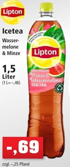 Thomas Philipps Lipton Icetea 1,5 Liter Angebot