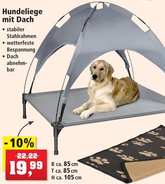 Thomas Philipps Hundeliege mit Dach Angebot