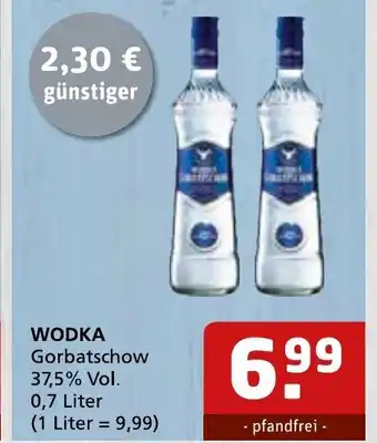 Getränke Quelle Wodka Gorbatschow 0,7L Angebot