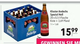 CITTI Markt Kloster Andechs Spezial Hell 20*500ml Angebot