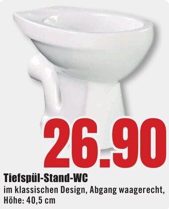 B1 Discount Baumarkt Tiefspül-Stand-WC Angebot