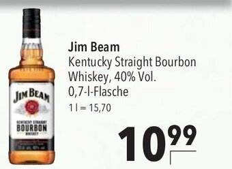 CITTI Markt Jim Beam Kentucky Straight Bourbon Whiskey, 40% Vol. 0,7-l Angebot