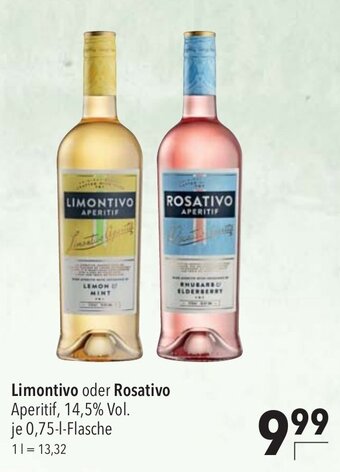 CITTI Markt Limontivo oder Rosativo Aperitif, 14,5% Vol. je 0,75-l Angebot