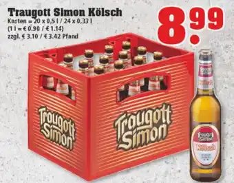 trinkgut Traugott Simon Kölsch 20x0,5L/24x0,33L Angebot