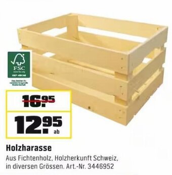 OBI FSC Holzharasse Angebot