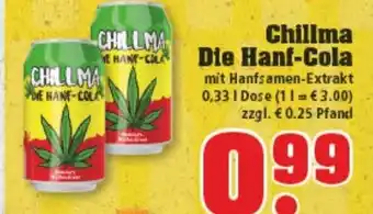 trinkgut Chillima Die Hanf Cola 0,33L Angebot